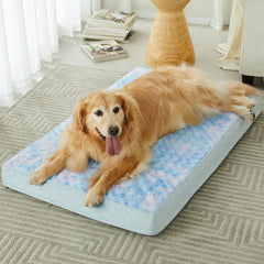 WNPETHOME orthopedic dog bed front view highlights large, supportive lounging for big dogs