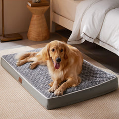 WNPETHOME orthopedic bed with waterproof layer prevents moisture and stains for calm naps.