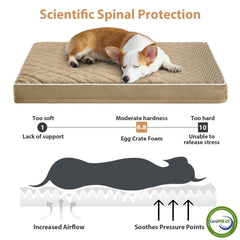 WNPETHOME bed shows detachable washable cover for easy cleaning.