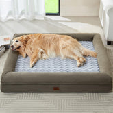 WNPETHOME XXXL dog bed cover closeup showing luxe velvet for comfort.