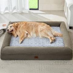 WNPETHOME XXXL dog bed cover closeup showing luxe velvet for comfort.