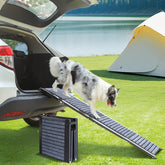 Wn's Day 63-inch dog ramp in use with gentle incline for joints and mobility.