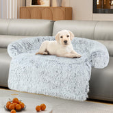 Wn's Day luxuriously soft plush cover for dog couch bed provides cozy nap comfort.