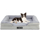 Wn's Day orthopedic dog bed with egg-crate foam supports joints and promotes deep sleep