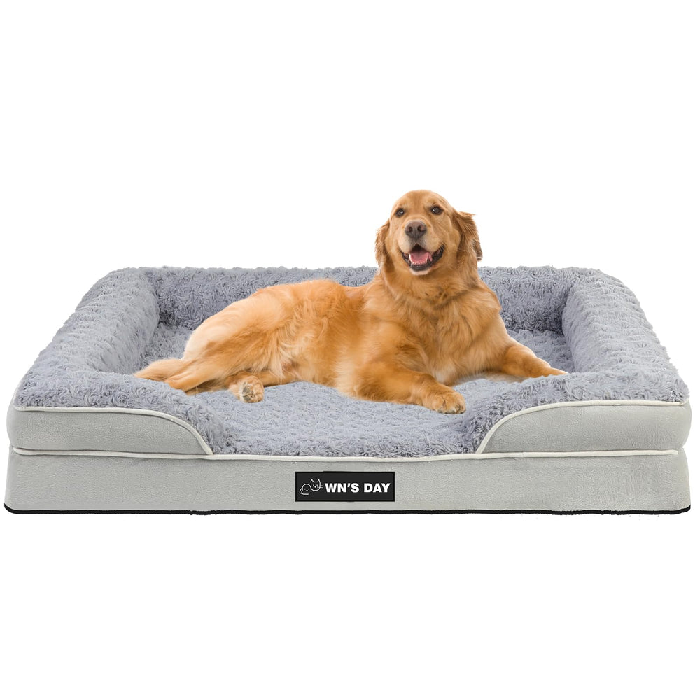 Wn's Day orthopedic-dog-bed-foam-core supports joints for restful naps