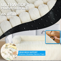 Wn's Day protective couch cover shields furniture from paw prints and hair.