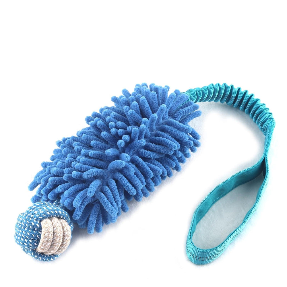 Wodoca puppy toy squeak ropes demonstrates engaging squeaker and rope design for focused play.