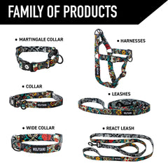 Wolfgang leash with welded steel D-ring delivers secure attachment on rugged hikes.