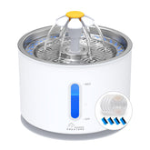 Wonder Creature cat fountain with stainless lid; durable and easy to clean.