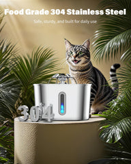 Wonder Creature stainless steel body emphasizes rust resistance and hygienic, easy-to-clean design for pets.