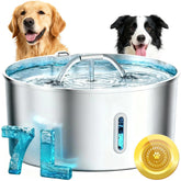 Wonder Creature dog water fountain 7L tank full keeps large pets hydrated while you’re away.