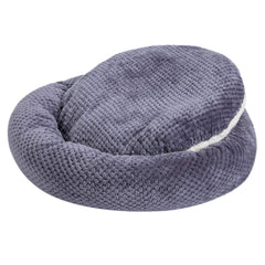 WONDER MIRACLE fuzzy deluxe bed plush-fabric closeup shows cozy texture for pets.
