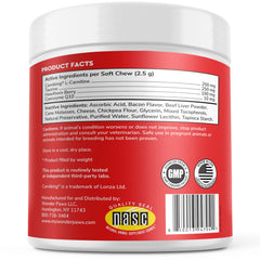 Wonder Paws Cardio Chews soft chews bacon flavor appeal to dogs.