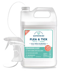 Wondercide cedarwood spray bottle for pets and home with natural pest control benefits.
