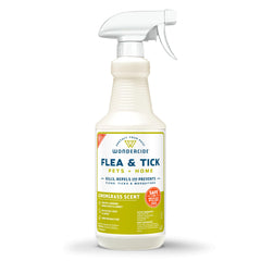 Wondercide lemongrass spray bottle for easy application and pet-safe protection.