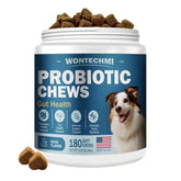 WONTECHMI Probiotics for Dogs: duck chews pack supports digestion and easy daily use.