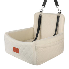 Wooaidagg dog car seat with memory-foam padding for calm rides