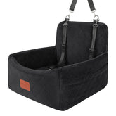 Wooaidagg dog car seat memory foam closeup for small dogs travel comfort