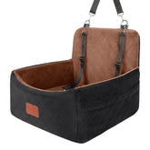 Wooaidagg dog car seat soft fabric promotes comfortable car journeys.