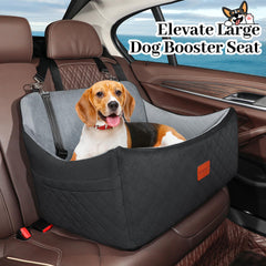 Wooaidagg dog car seat washable-cover makes cleanup quick after adventures.