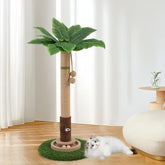 Woochpet cat scratching post 35-inch tall for durable indoor play and furniture protection.