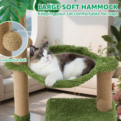 Woochpet cozy hammock invites cats to curl up for restful naps.