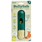 WOOF BullySafe holder assembly enables quick secure chew time for dogs.