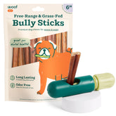 WOOF BullySafe holder in-use for safer playtime during chews.