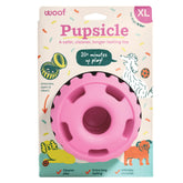 WOOF Party Pupsicle assembled with party-pink design for long-lasting play
