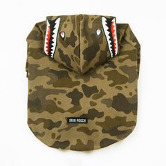 Woof Trails dog hoodie fleece lining provides extra warmth on cool days