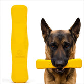 WoofBite Indestructible Stick Toy closeup highlights rugged durability for power chewers during fetch