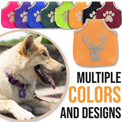 Woofhoof dog tag silencer features durable 600 Denier nylon for lasting use.