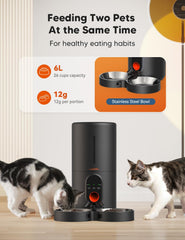 WOPET meal calls feature recording a message to call your pet