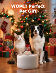 WOPET W03 Lite close-up pump emphasizes ultra-quiet operation for calm pets