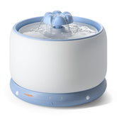 WOPET wireless cat water fountain ceramic front view highlights stylish hydration for pets