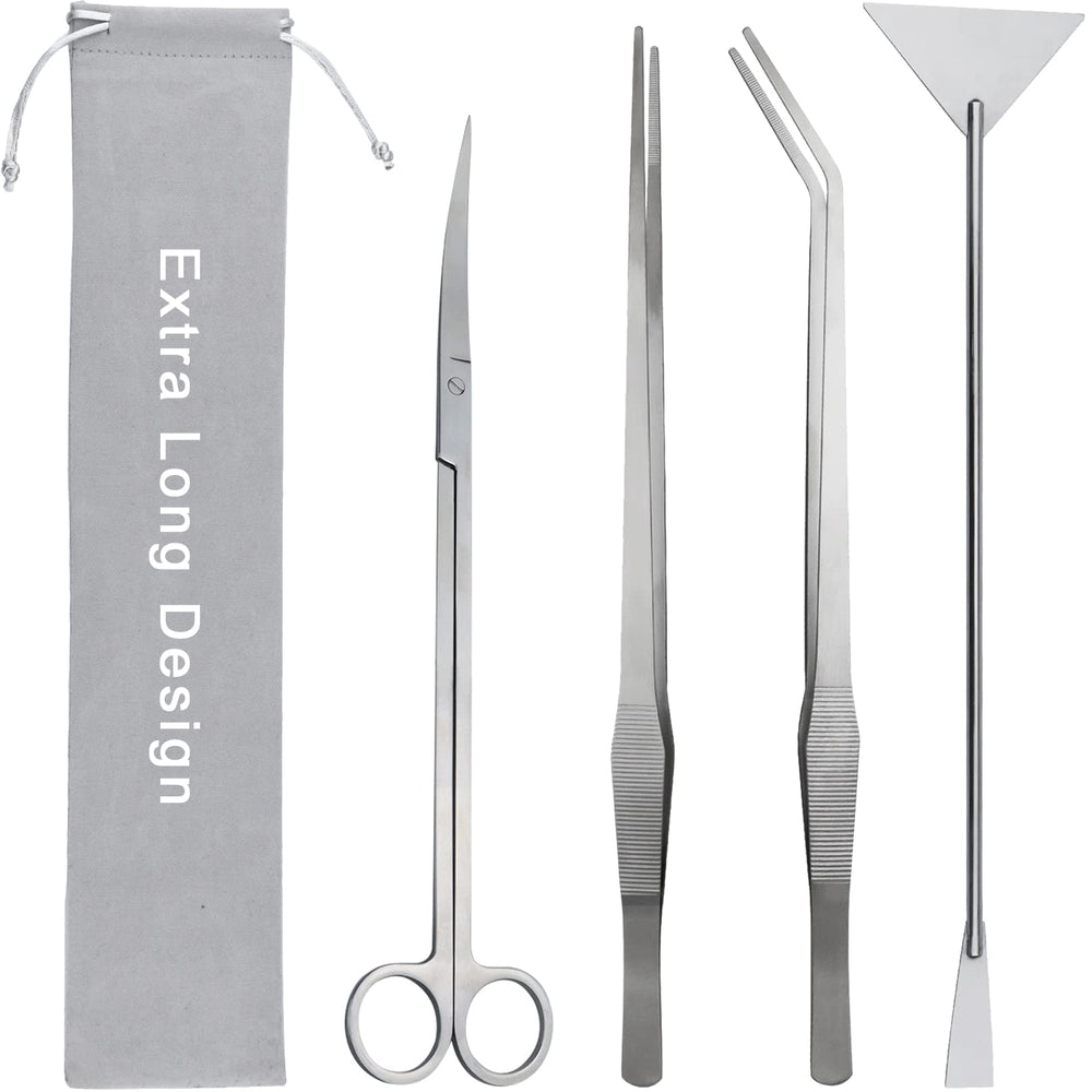 WORFACE aquarium aquascape tools kit spatula close-up for sand leveling and substrate smoothing.