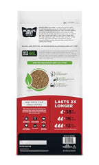 World's Best Cat Litter quick-clumping 8lb shows fast scooping for effortless maintenance.
