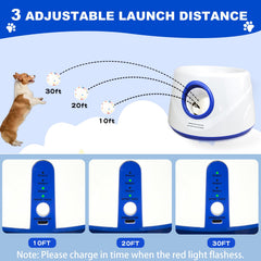 Wortade ball launcher in action showing a fetch throw for active dogs.