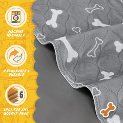 Wortade breathable soft-top layer puppy pad offers skin-friendly training comfort