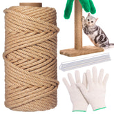Wowangce cat rope spool 164ft demonstrates a durable replacement for scratching posts.