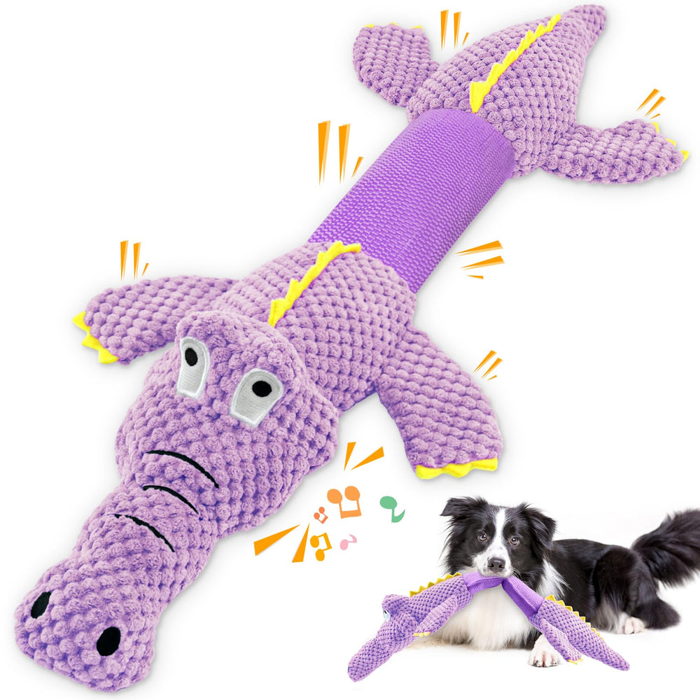 WOWBALA interactive tug-of-war crocodile toy full-length ideal for big play