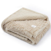 Wowchine calming dog blanket fur texture for cozy snuggles.