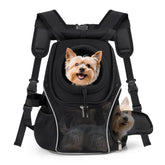 WOYYHO carrier backpack top window provides privacy and airflow for relaxed travel.