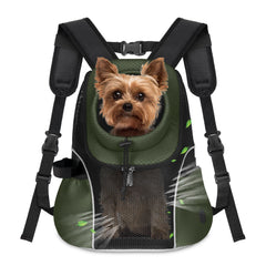 WOYYHO dog carrier backpack back view with ergonomic straps and hip belt
