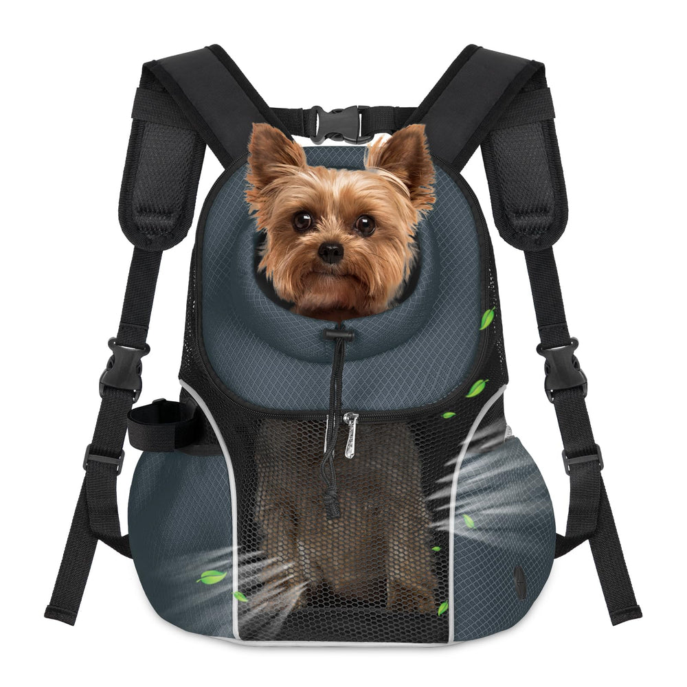 WOYYHO pet-dog-carrier-backpack-front-ventilated-mesh keeps pets cool and visible on trails