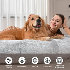 WOZOKE memory foam core with cooling gel visible for ergonomic support