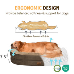 WOZOKE waterproof removable cover protects the mattress from accidents and makes cleaning easy.