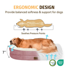 WOZOKE-waterproof-dog-bed-cover shields the mattress from spills.