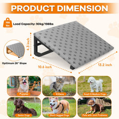 wpvpaw dog ramp rubber pads stabilize the base for steady use