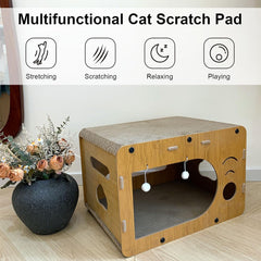 WRBTA cat house design provides a semi-enclosed space for hiding and resting.